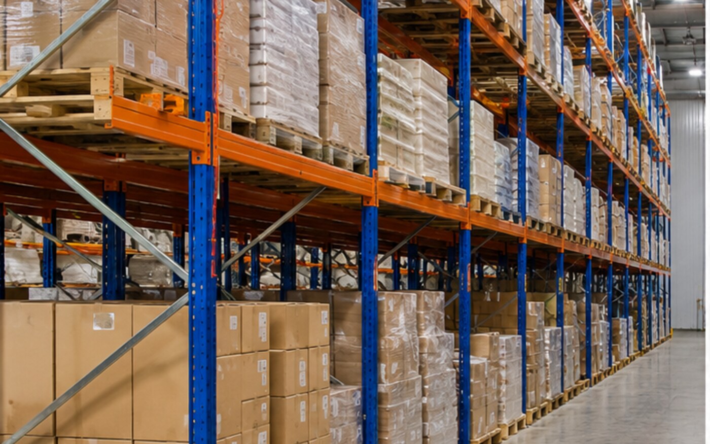 Warehouse pallet racking system sourced from China